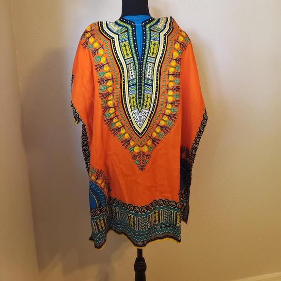New Wakanda Forever Inspired Orange Tunic - Picture 5 of 8